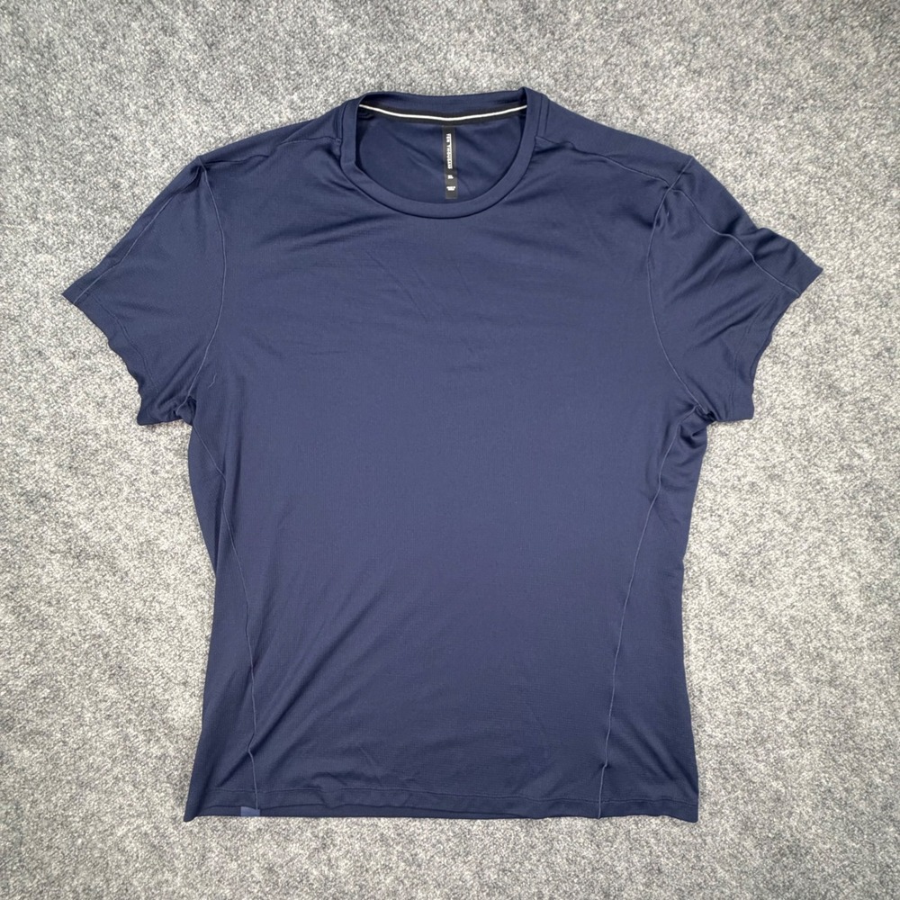 Ten Thousand Distance Shirt Mens XL Navy Blue Performance Training Run Tee 0760